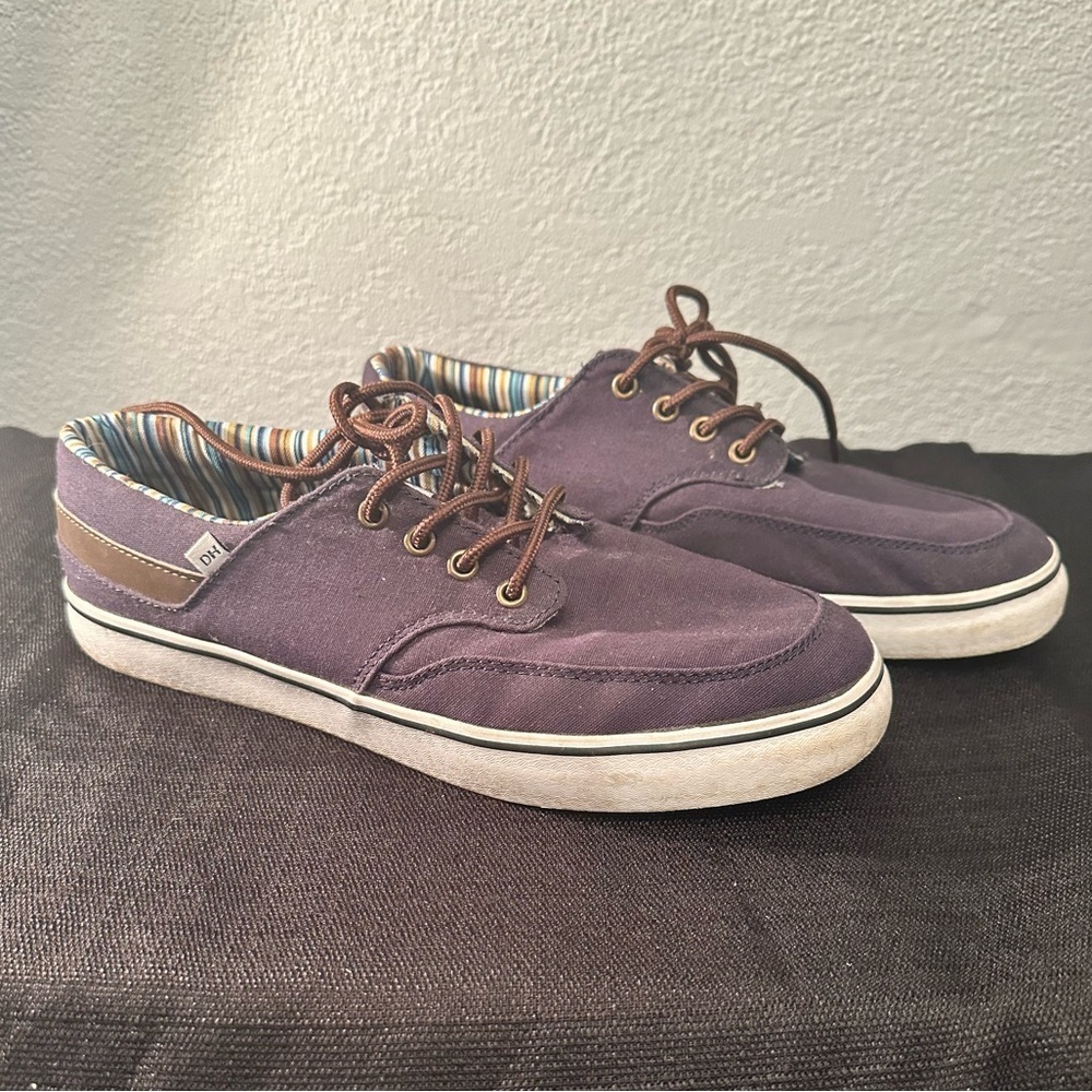 Men’s? Size 8 Denver Hayes Canvas Shoes BLUE